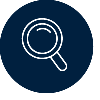 Icon of magnifying glass