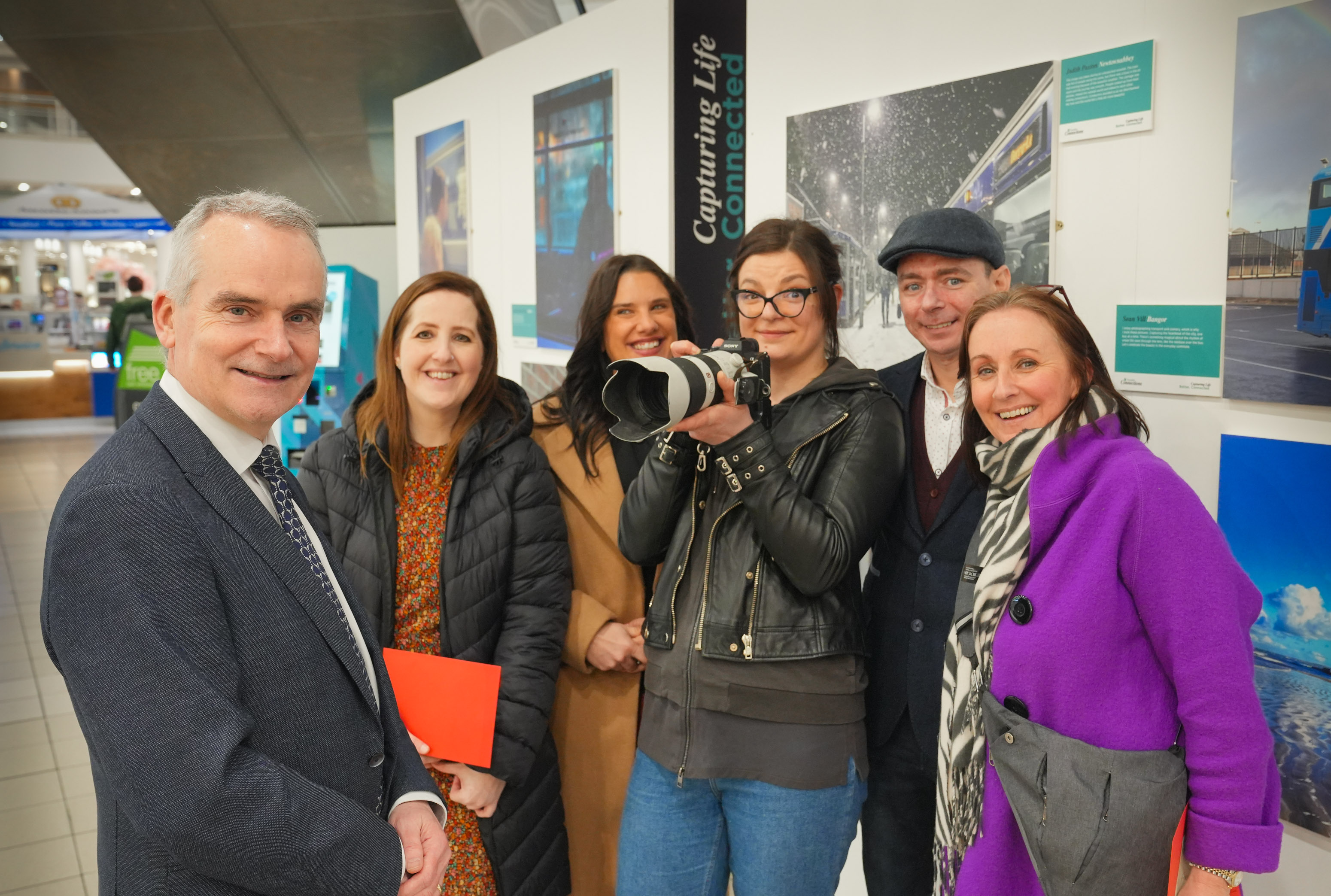 Translink CEO Chris Conway at the Connection photo exhibition