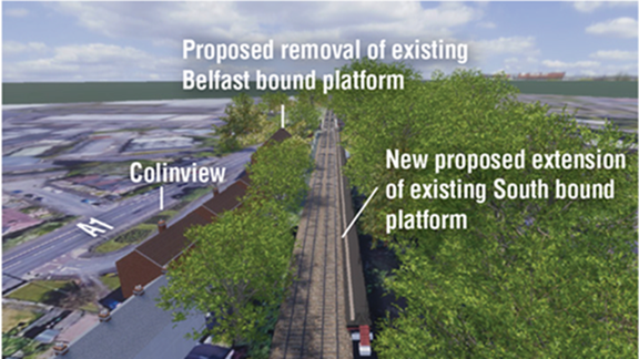 Proposed South-bound platform