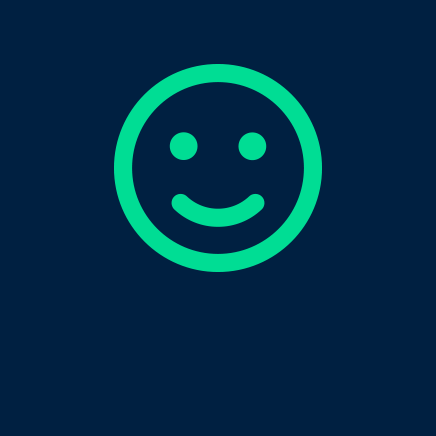 Icon showing a smiling face