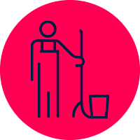 Icon of cleaning